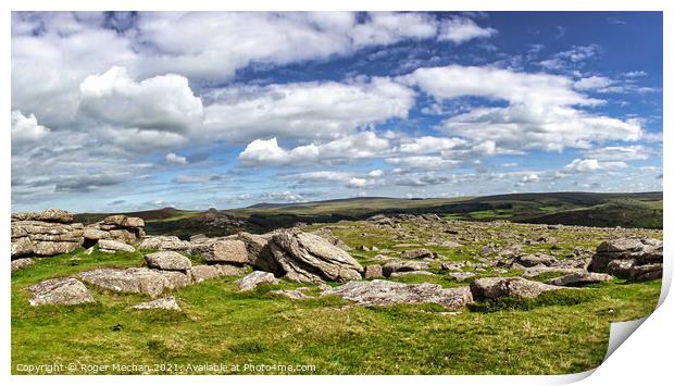 Awe-Inspiring View Print by Roger Mechan