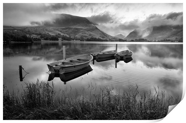 Llyn Nantlle Print by Rory Trappe