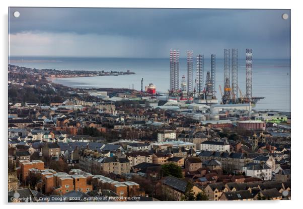 Dundee East  Acrylic by Craig Doogan