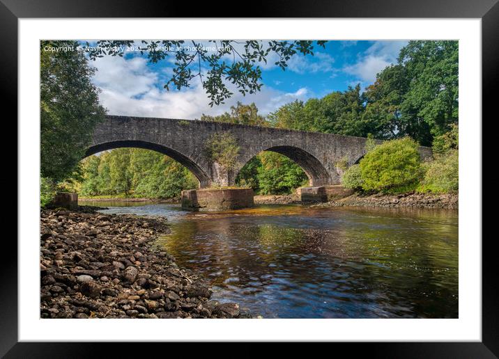 Bridge across the River Tummel,  Kinloch Rannoch, Perthshire Framed Mounted Print by Navin Mistry