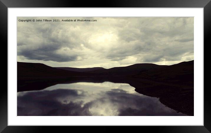 Mountains Come Out Of The Sky Framed Mounted Print by John Tillison