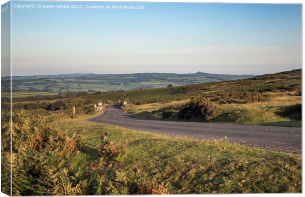 Road to Tavistock Canvas Print by Kevin White