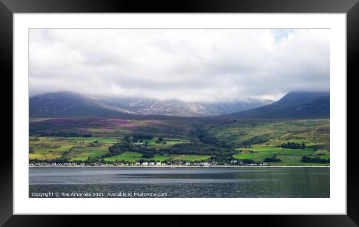 Pirnmill Isle of Arran Framed Mounted Print by Ros Ambrose