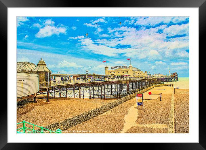 Brighton Pier  Framed Mounted Print by Ian Stone