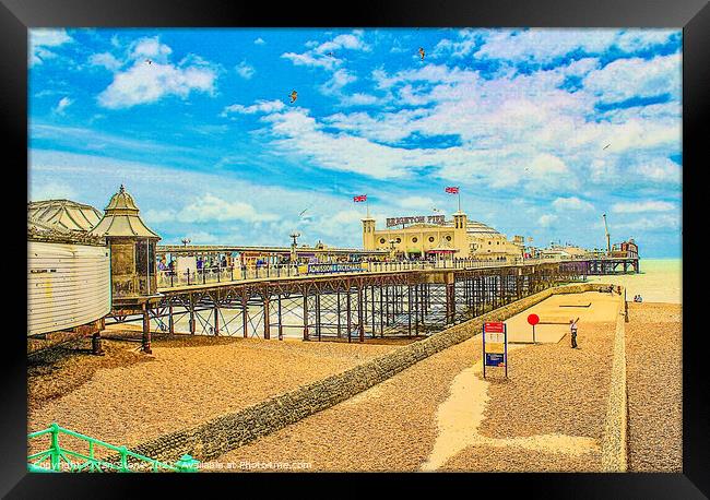 Brighton Pier  Framed Print by Ian Stone