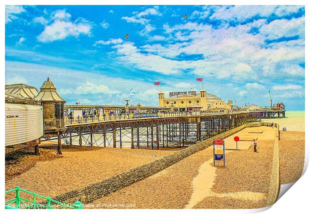 Brighton Pier  Print by Ian Stone
