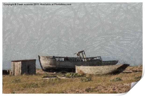 Dungeness Landscape Print by Dawn O'Connor