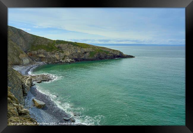 Witches Point, Southerndown, South Wales Framed Print by Gordon Maclaren