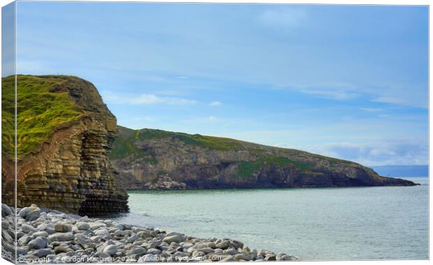 Witches Point, Southerndown, South Wales Canvas Print by Gordon Maclaren