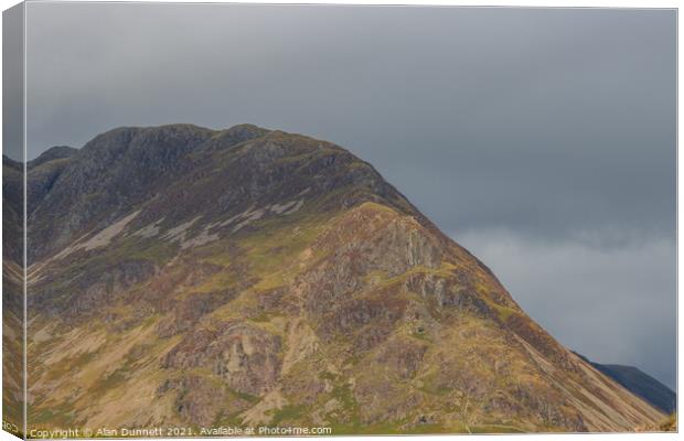 Yewbarrow Canvas Print by Alan Dunnett