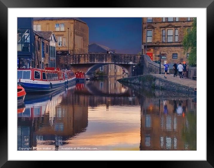 Skipton, Yorkshire  Framed Mounted Print by Sue Walker