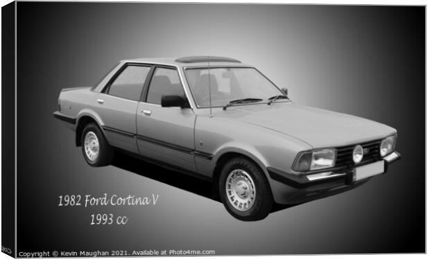 1982 Ford Cortina Mark 5 Canvas Print by Kevin Maughan