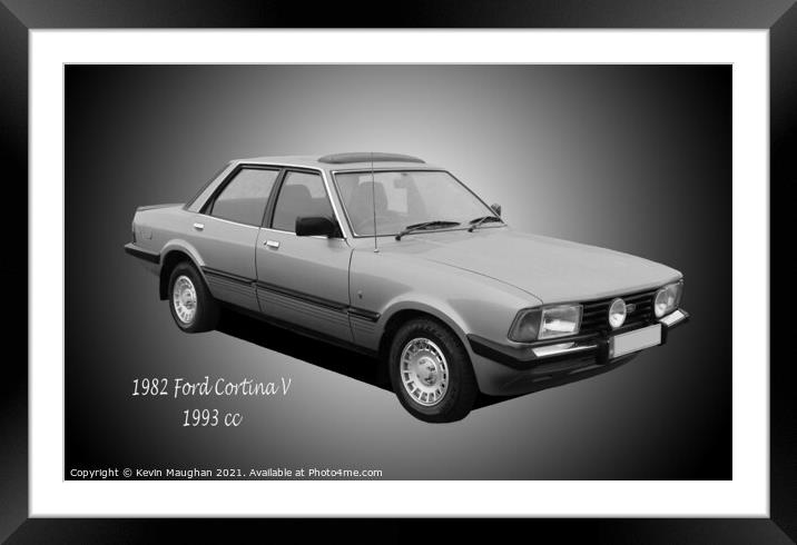 1982 Ford Cortina Mark 5 Framed Mounted Print by Kevin Maughan