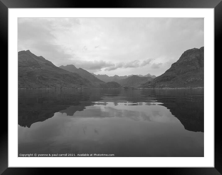 Approaching Loch Coruisk Framed Mounted Print by yvonne & paul carroll