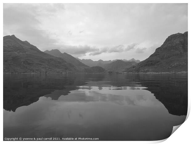 Approaching Loch Coruisk Print by yvonne & paul carroll