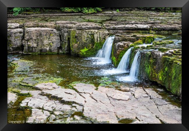 Small Aysgarth Falls Framed Print by David Hare