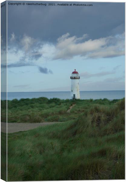 Point of Ayr Lighthouse Canvas Print by rawshutterbug 