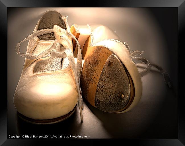 Tap Shoes Framed Print by Nigel Bangert