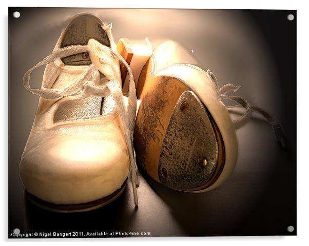 Tap Shoes Acrylic by Nigel Bangert