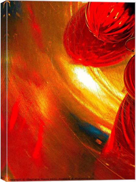 Christmassy abstract Canvas Print by Stephanie Moore