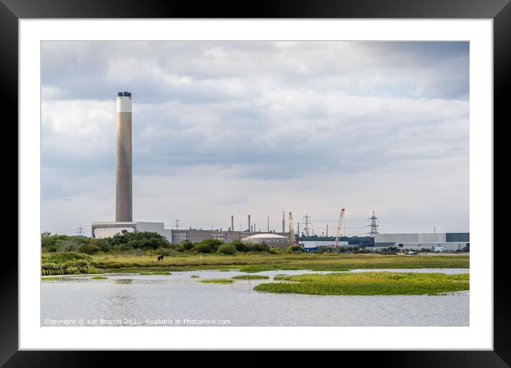 Fawley Power station, Southampton Framed Mounted Print by KB Photo