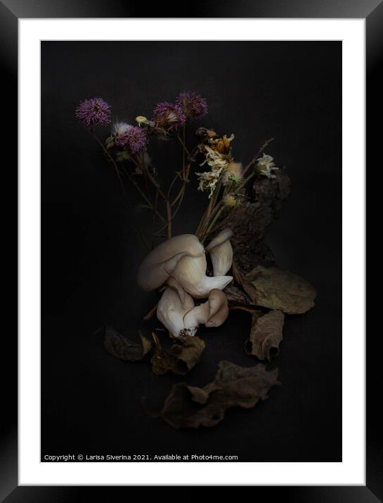 Dark  Framed Mounted Print by Larisa Siverina