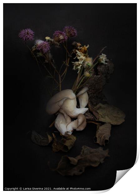 Dark  Print by Larisa Siverina
