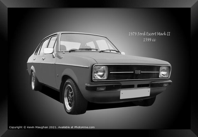 1979 Ford Escort Mark II Framed Print by Kevin Maughan