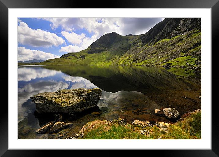 Reflections At Stickle Tarn Framed Mounted Print by Jason Connolly