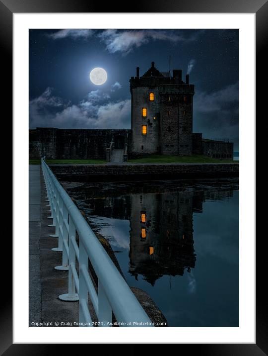 Broughty Ferry Castle - Dundee Framed Mounted Print by Craig Doogan