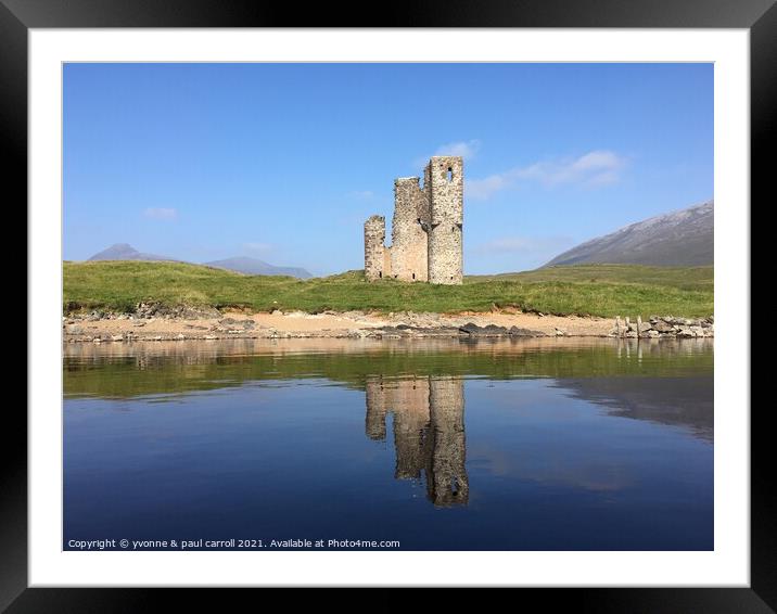 Majestic Ruins of Ardvreck Castle Framed Mounted Print by yvonne & paul carroll