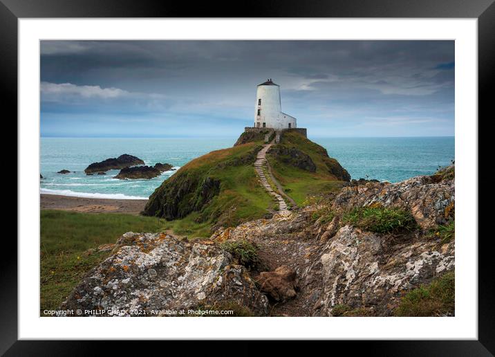 Tyr Mawr lighthouse Anglesey Wales 596 Framed Mounted Print by PHILIP CHALK