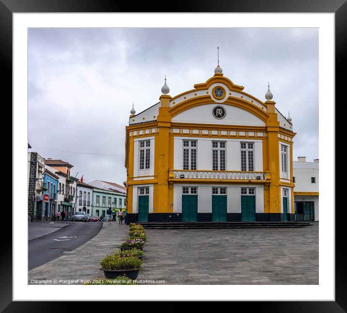 Theatre Ribeira Grande Framed Mounted Print by Margaret Ryan