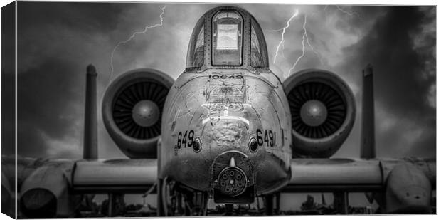 Thunderbolt And Lightning Canvas Print by Gareth Burge Photography