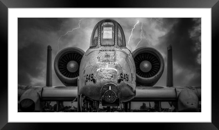 Thunderbolt And Lightning Framed Mounted Print by Gareth Burge Photography