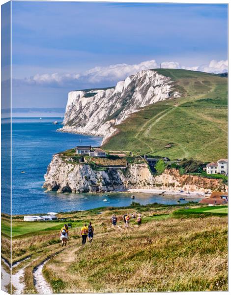 Walk The Wight V Canvas Print by Wight Landscapes