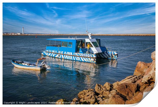 Ilha Deserta Ferry Print by Wight Landscapes