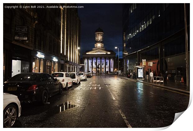 Glasgow at Night Print by Lynn Bolt