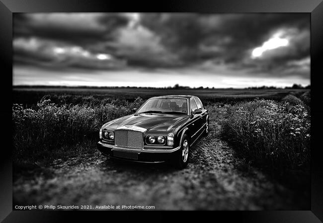 Bentley Arnage Framed Print by Philip Skourides