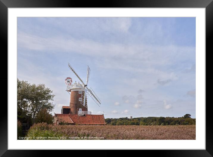 Cley Windmill, Norfolk Framed Mounted Print by Graham Prentice