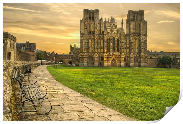 Wells Cathedral  Print by Alison Chambers