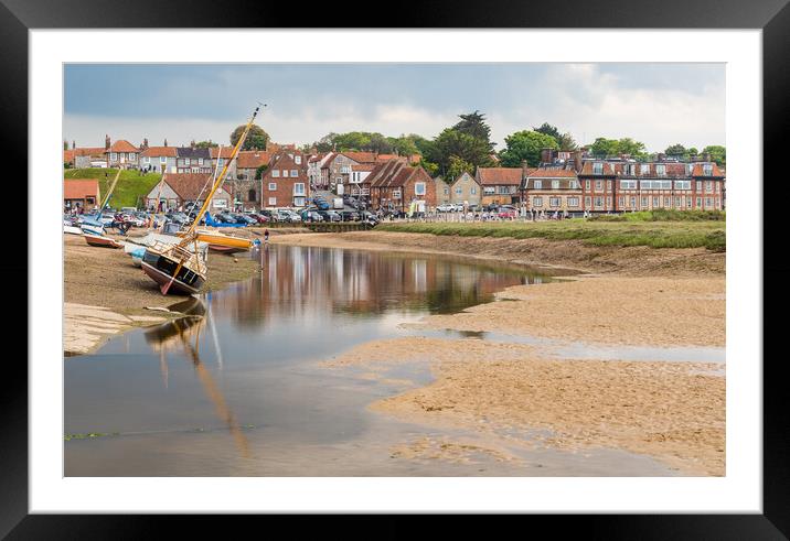 Reflections of Blakeney Quay Framed Mounted Print by Jason Wells