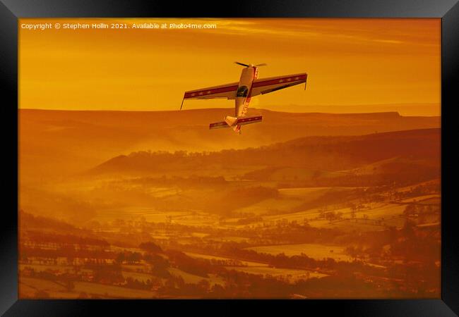 Majestic Sunrise Flight Framed Print by Stephen Hollin