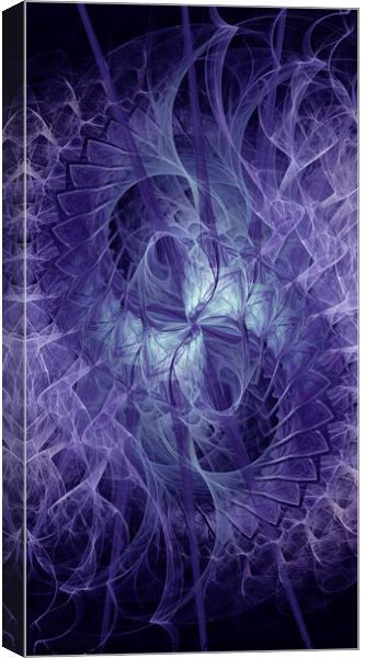 Purple Frills Canvas Print by Maria Forrester