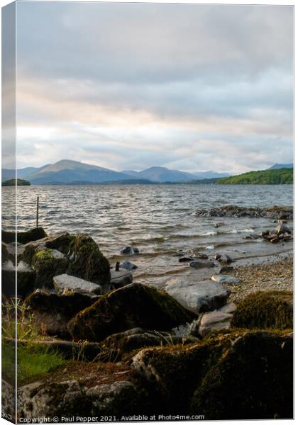 Lomond at rest Canvas Print by Paul Pepper