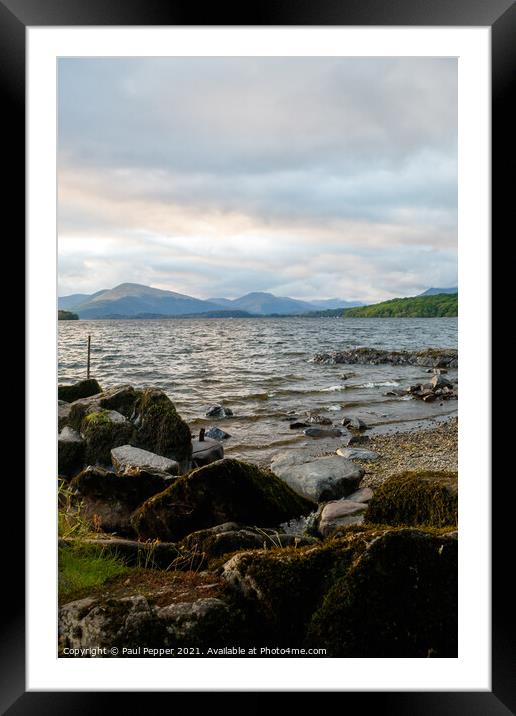 Lomond at rest Framed Mounted Print by Paul Pepper