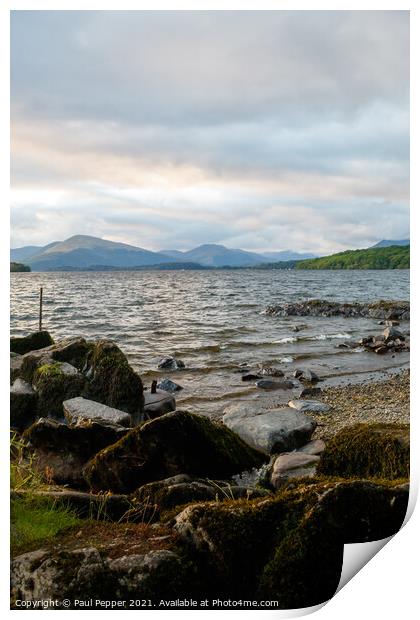 Lomond at rest Print by Paul Pepper
