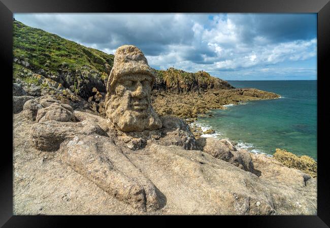 Les Roches Sculptes Framed Print by peter schickert