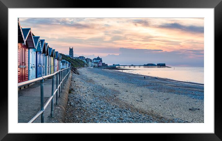 Cromer seaside panorama Framed Mounted Print by Jason Wells