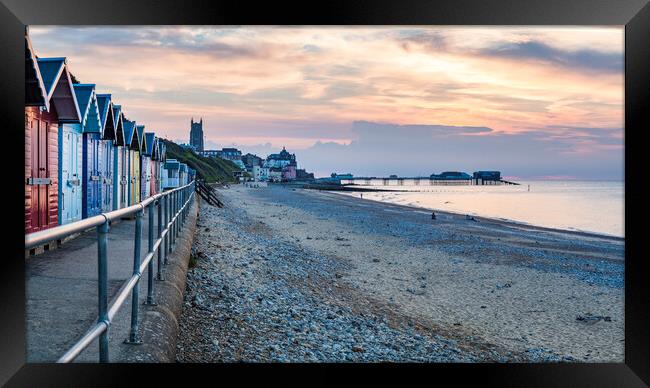 Cromer seaside panorama Framed Print by Jason Wells